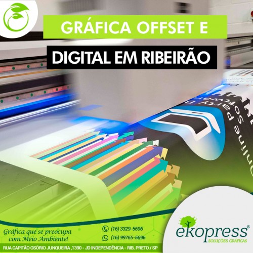 GRÁFICA OFFSET E DIGITAL EM RIBEIRÃO!