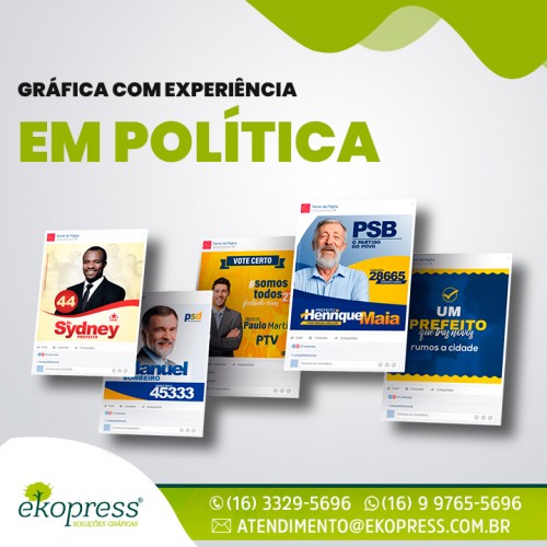 Gráfica com Experiência em Política