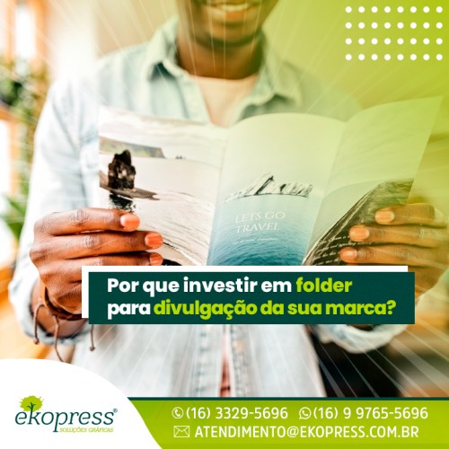 Por que investir em folder para divulgação da sua marca?