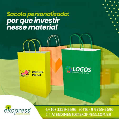 Sacola personalizada: por que investir nesse material