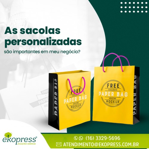 As sacolas personalizadas são importantes em meu negócio?