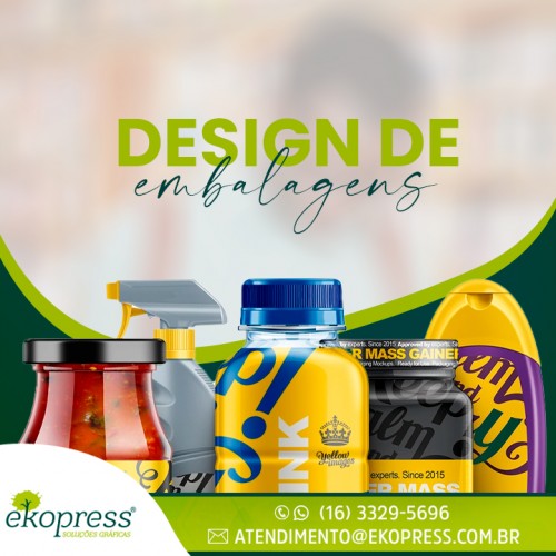 Design e embalagens