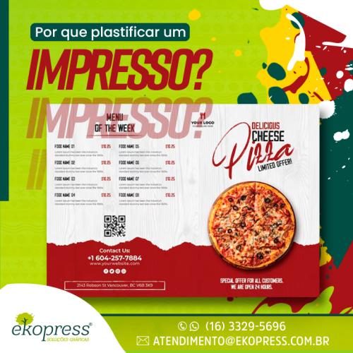 Por que plastificar um impresso?