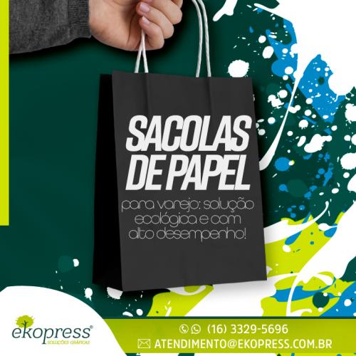 Sacolas de papel para varejo: solução ecológica e com alto desempenho