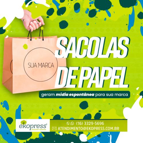 Sacolas de papel geram mídia espontânea para sua marca