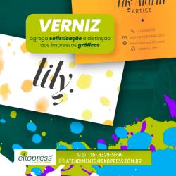 Verniz agrega sofisticação e distinção aos impressos gráficos